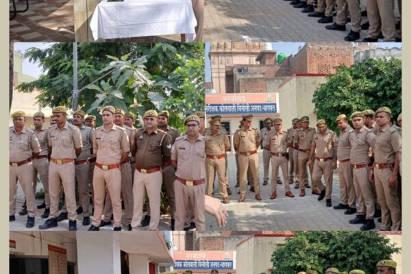 सरदार वल्लभ भाई पटेल की जयंती पर बिनौली थाने पर हुआ कर्यक्रम