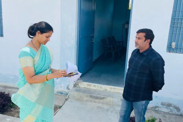 अमरोहा जिलाधिकारी निधि गुप्ता वत्स ने किया नगर पालिका परिषद अमरोहा द्वारा ग्राम पंचायत डाईडेरा में संचालित फीकल स्लज ट्रीटमेंट प्लांट का मौके पर जाकर निरीक्षण