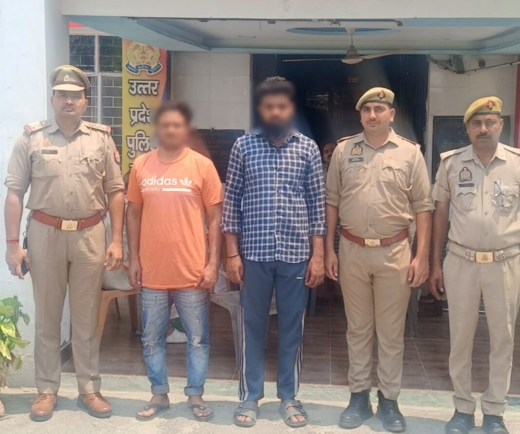 गैंगस्टर एक्ट के दो शातिर दबोचे, सिखेड़ा पुलिस ने रजवाहे की पुलिया से किया गिरफ्तार