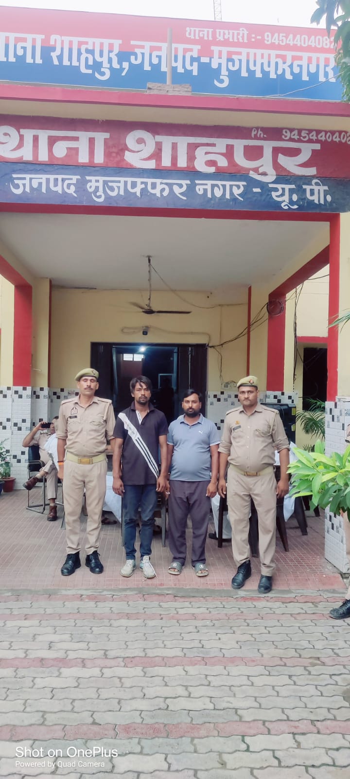 शाहपुर पुलिस ने 24 घंटे में किया चोरी का खुलासा, अंतरजनपदीय गिरोह के दो आरोपी गिरफ्तार