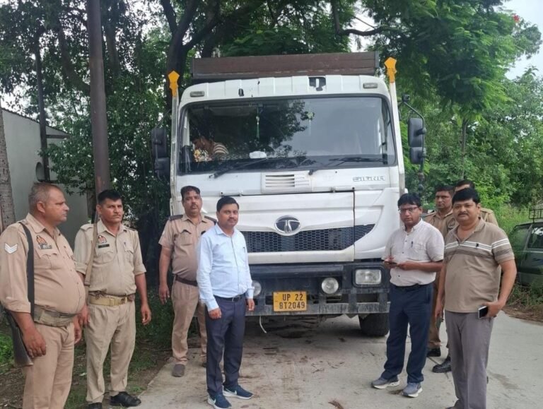 संयुक्त प्रवर्तन अभियान में ओवरलोड वाहनों पर बड़ी कार्रवाई, 7 वाहन सीज; 4.78 लाख रुपये का जुर्माना